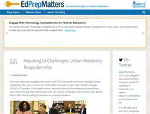 Tablet Screenshot of edprepmatters.net